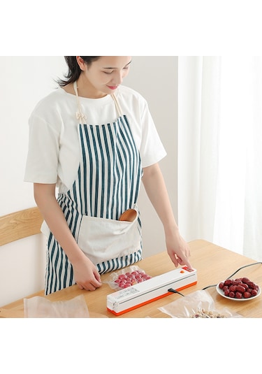 Geeroyoo "taşınabilir Vakum Paketleme Makinesi - Kuru Ve Nemli Gıdalar İçin Otomatik Koruma, 20 Adet Poşet Hediye"