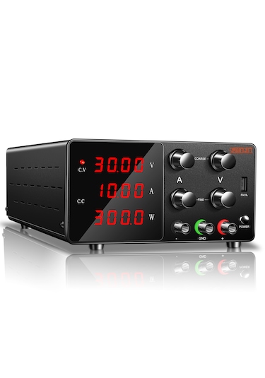 0-30v/0-10a Ayarlanabilir Dc Güç Kaynağı Voltaj Regülatörü Yatay