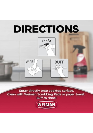 Weiman Cam Setüstü Ocak İçin Günlük Temizleyici 650 ML