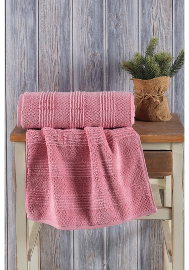 Varol Lavin %100 Premium Cotton El Havlusu 50x90cm Gül Kurusu-50x90cm Gülkurusu