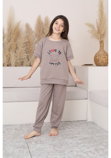 Sleeproom Iki Iplik Yazlik Çocuk Garson Gez Beden Eşofman Giyim Taş