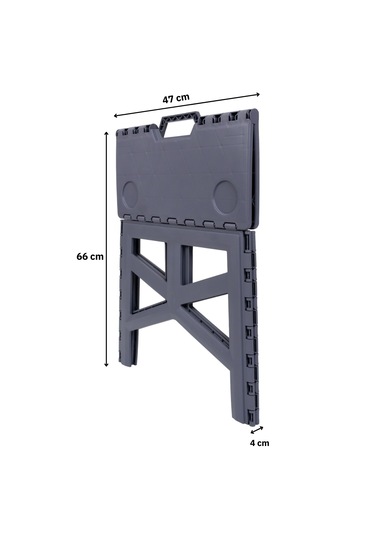 Panipal Outdoor Katlanabilir Kamp ve Piknik Sehpası 42 x 45 x 47 CM Gri