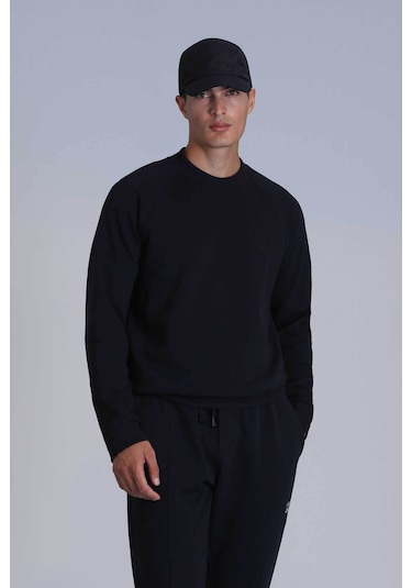 Lufian Erkek Sweatshirt Lacivert 112030154 Grant 25kn28000041 N28018 Lacivert