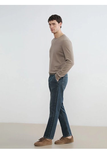 Lc Waikiki Yeşil Straight Fit Erkek Jean Pantolon