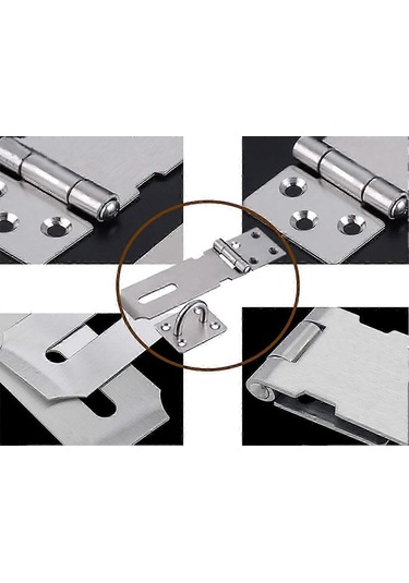 Stainless Steel Padlock Hasp, Heavy Duty Hasp And Staple, Door Ha