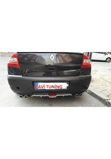Renault Megane 2 Difüzör Çift Egzoz Görünümlü