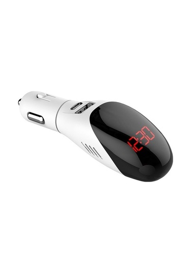 Wondernest Çok Fonksiyonlu Formaldehit Giderici Hava Temizleyici Qc3.0 Araç Şarj Ekranlı Beyaz Beyaz