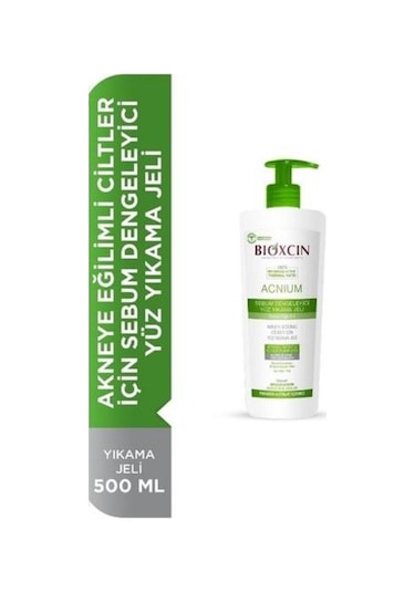 Bioxcin Acnium Sebium Dengeleyici Yüz Yıkama Jeli 500 ML
