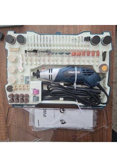 Proter PR 190 MK Mini Grinder Seti 190 Parça Mikro Kalıpçı Seti