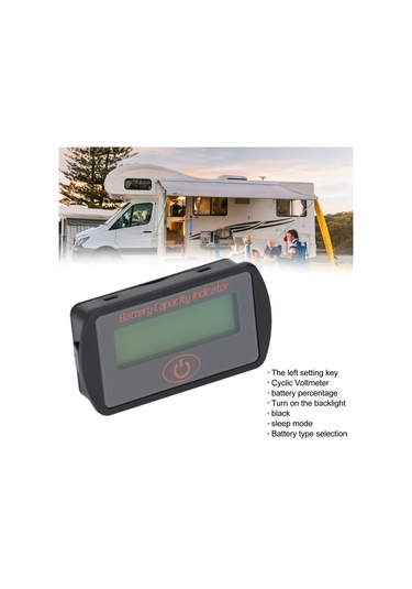 Walfront Pil Monitörü 8 63v Voltaj Test Cihazı Batarya Yüzdesi