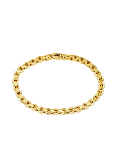 Bilezikci Zincir 14 Ayar Taşsız Altın Bileklik Sarı Altın