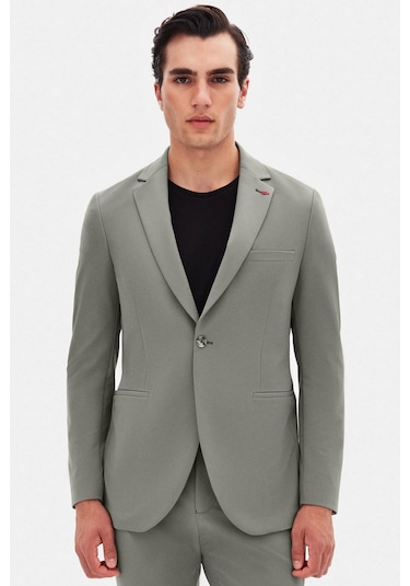 Twn Slim Fit Vizon Düz Takim Elbise 4ec05e301545m V01
