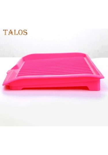 Beyaz Drenaj Sistemli Mutfak Bulaşık Damlalıklı Raf Hızlı Kuruyan Yerden Tasarruf Sağlayan Tasarım Drenaj Tepsisi Çatal Bıçak Kaseleri Temini Beyaz