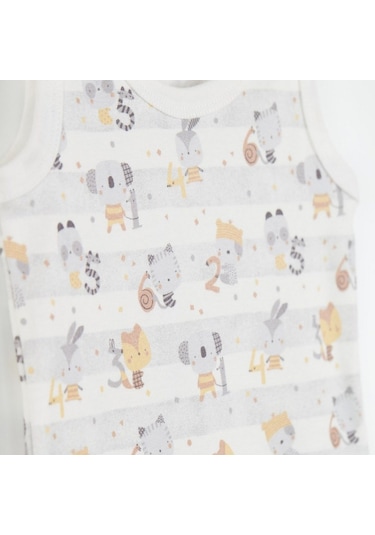 Çimpa Panolino 2'li Bebek Body 20749 Sarı - Ekru