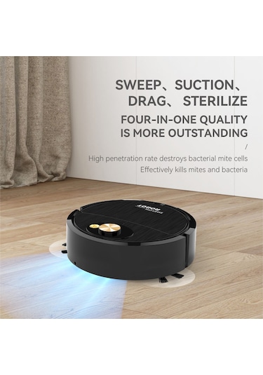 Symbee Akıllı Süpürme Robotu - 3'ü 1 Arada Süpürme, Emme Ve Silme, Usb Şarjlı, 400mah Pil, 360 Dönebilir Pembe