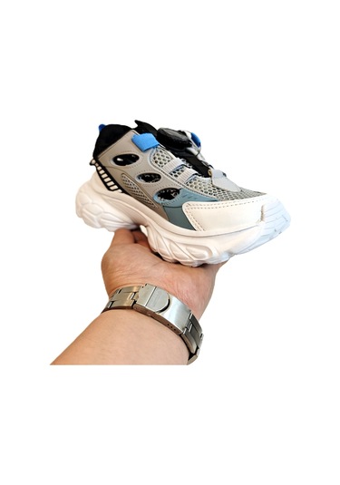 M.p One 3409 Gri Yazlık Erkek Çocuk Spor Ayakkabı Gri