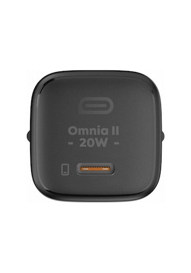 Aukey PA-B1T-BK 20 W Omnia II Mini Gan PD QC 3.0 Type - C Hızlı Şarj Adaptörü