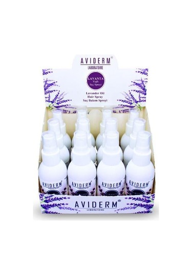 Aviderm Bit Kovucu Lavanta Yağlı Saç Spereyi 100 Ml 12 Li Stand