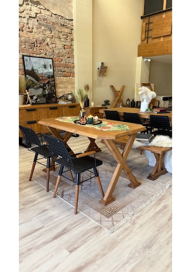 Ntconcept Arden Ahşap Yemek Masası Takımı