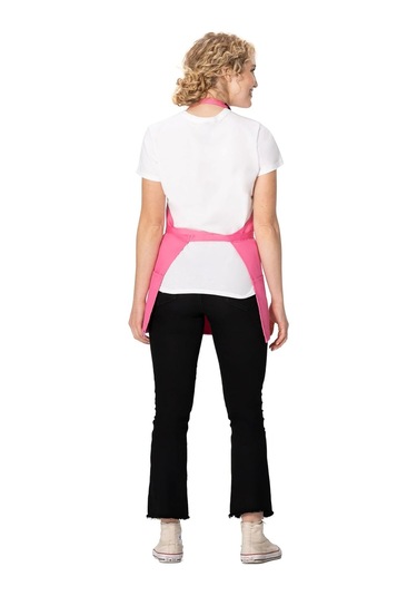 Unisex Üç Cepli Önlük Sıcak Pembe, Tek Beden Diğer