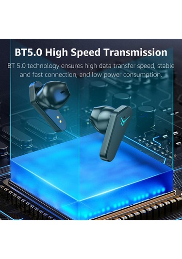 Mufunye X15 Gerçek Kablosuz Stereo Müzik Kulaklığı Bt5.0 Düşük Gecikmeli Oyun Kulaklığı Ter Geçirmez Spor Ku