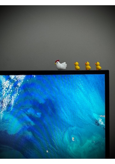 4 Parça Sevimli Tavuk Ailesi Dikiz Aynası Süsü - Ayna Süsü Araba Süsü Torpido Süsü Oto Aksesuar