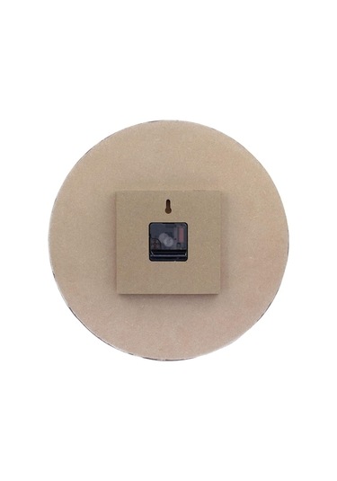 Vintage Farmhouse 14 İnç Yuvarlak Pille Çalışan Duvar Saati, Asma Tasarım Gri - Vintage Gri - Vintage