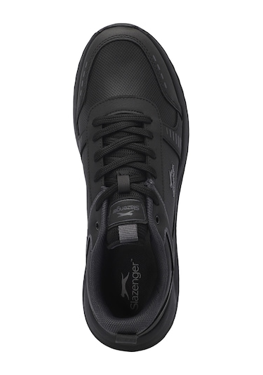 Slazenger Golden I Büyük Beden Erkek Sneaker Ayakkabı Siyah / Siyah