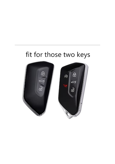 Volkswagen Tiguan Anahtar Kılıfı Beyaz-silver 2024-2025