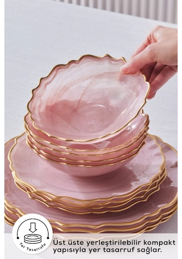 Karaca  Icequeen 18 Parça 6 Kişilik Yemek Takımı