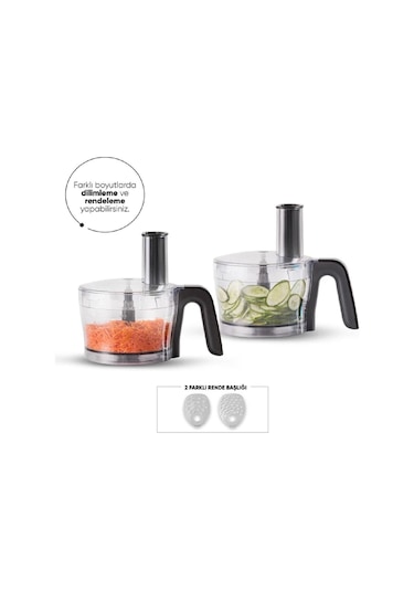Karaca  Mastermaid Power Essential 2000 W Mutfak Robotu Ve Blender Seti