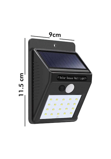 Bahçe Aydınlatması Güneş Enerjili Led Işık Lamba Sensörlü Dekoratif Çok Renkli