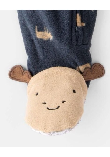 Erkek Bebek Polar Tulum Ctr-1t546210 Siyah