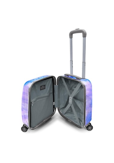 Coral High Renkli Desenli Mini Kabin Boy Valiz 40cm 16769 Çok Renkli