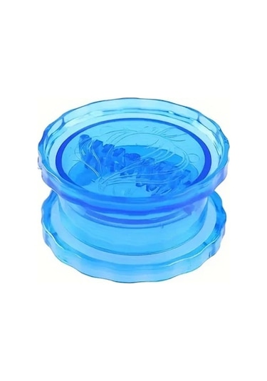 Primepickings Transparan Mavi Manuel Sarımsak Presi Doğrayıcı Plastik El Tipi Mutfak Masher Şeffaf Mavi