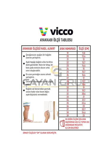 Vicco Yatu Unisex Bebek Günlük Ayakkabı Beyaz