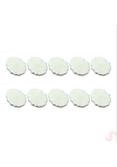 Epoksi Magnet, 6,50 Cm - Gümüş - 10 Adet Gümüş