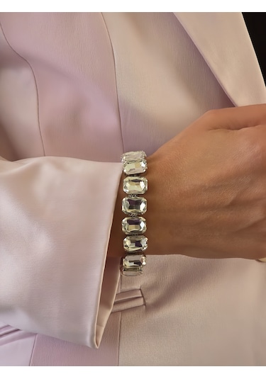Marka Muadili Boldy Baget Model Gümüş Renk Bileklik