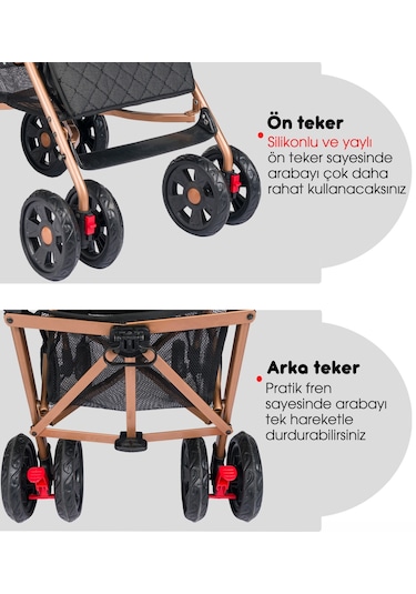 Baby Home 104 Quid Tam Yatarlı Baston Bebek Arabası