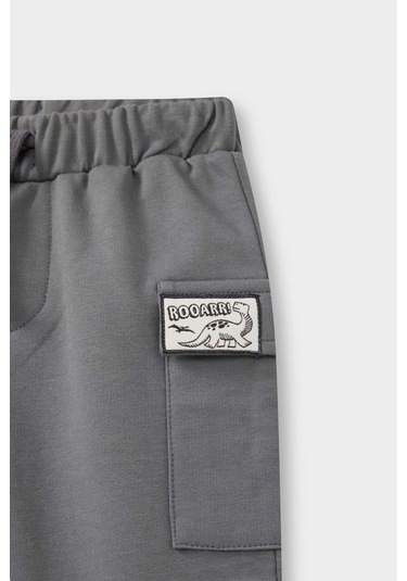 Defacto Erkek Bebek Beli Lastikli Eşofman Altı F5088a525augr211 Gri