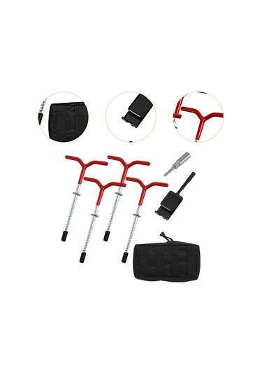 Dolıty 4 Parça Buz Çapa Matkap Adaptörü Pratik Zemin Soketli