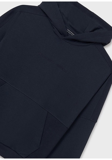 Mayoral Erkek Çocuk Kapüşonlu Sweatshirt 7402 Lacivert