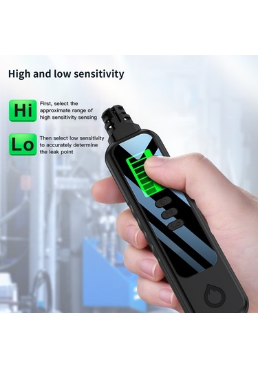 Kosona Ev Ve Restoranlar İçin Beyaz Gaz Sızıntı Tespit Cihazı, Ses Ve Işık Alarmı, Lcd Ekranlı, Hassas Algılama - Hd06 Pil Hariç