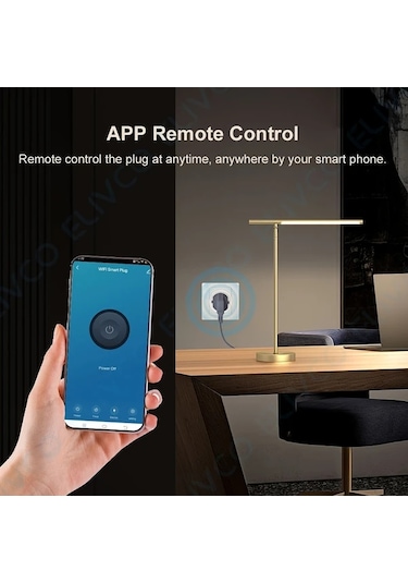 Motion003 Elivco Tuya Wifi Akıllı Priz Elc-sp01 16a Ab Fişi 110v220v Uygulama Kontrolü Wi-f
