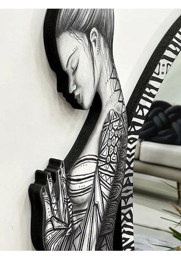 Fawdecor Kanatlı Dekoratif Duvar Aynası Özel Tasarım