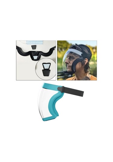 Trendooze Yüz Yeşil Tam Koruyucu Kenar Kapak Kalkanı Güvenlik Ui