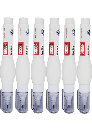 Kalem Daksil 6 Adet Cassa Sıvı Düzeltme Kalemi Tükenmez Pilot Kalem Mürekkep Kapatıcı Silici Örtücü Yazı Düzeltici 2