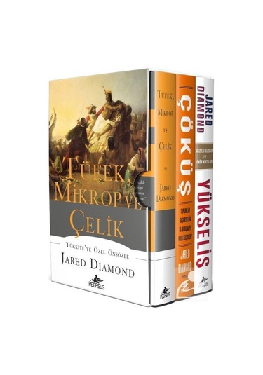 Tüfek, Mikrop ve Çelik Üçlemesi Kutulu Özel Seti 3 Kitap Ci...