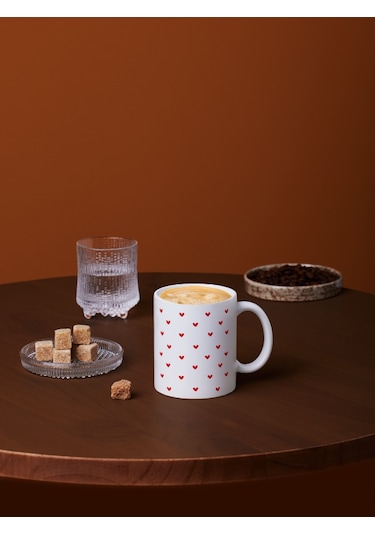 Deepcraft 'kalpler' Kupa Sevgililer Günü, Hediyelik Kupa 300 Ml
