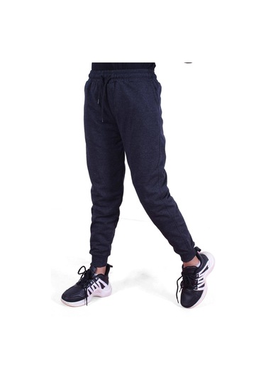 Fyk Kids Düz Alt, Cepli Kız Çocuk Eşofman Füme